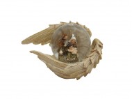 19410 Snow Ball Christmas Crib