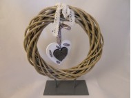 WK0089G Wicker Wreath
