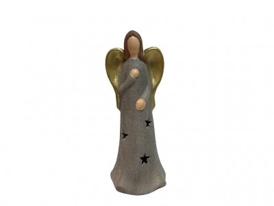 04435 Figurka Ceramiczna Anioł Led