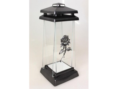 33345 Funeral Light With Rose