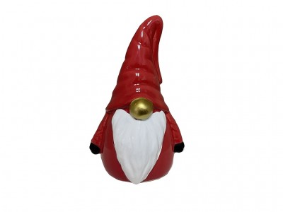 89810 Skrzat Świąteczny Ceramiczny Gnom