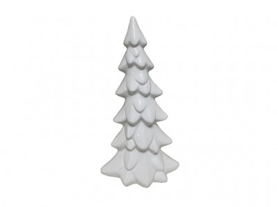 04022 Choinka Biała Ceramiczna