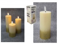 01465 Golden Led Candel