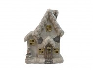 04886 Ceramic Winterhouse Led
