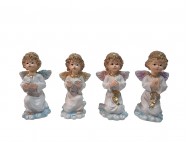 5658 Angel Figurines with Flowers
